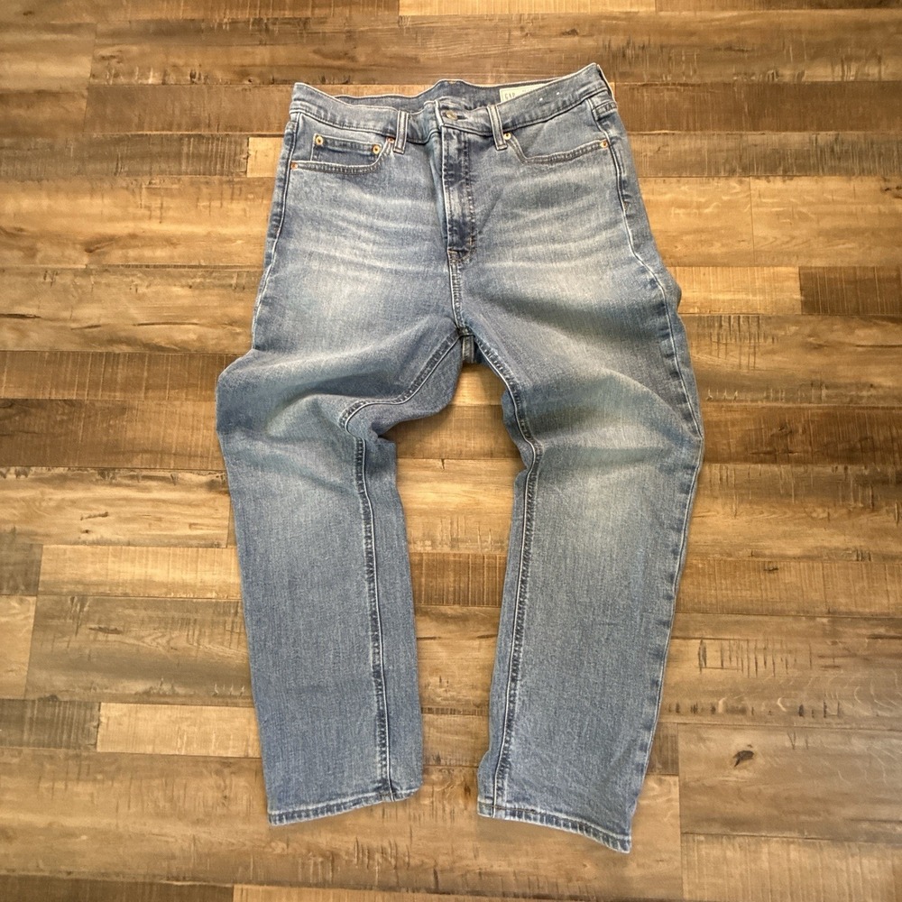 Gap High Rise Vintage Slim Jeans Sz 32/ 14R Preppy